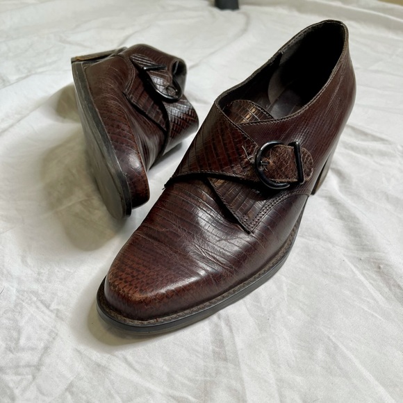 ❗️SOLD❗️Vintage croc print loafer - Picture 2 of 12